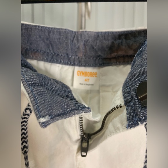 Gymboree white linen shorts Size: 4T Like New. - Picture 4 of 9